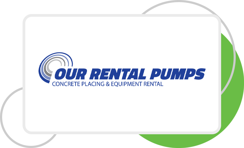 our rental pumps logo